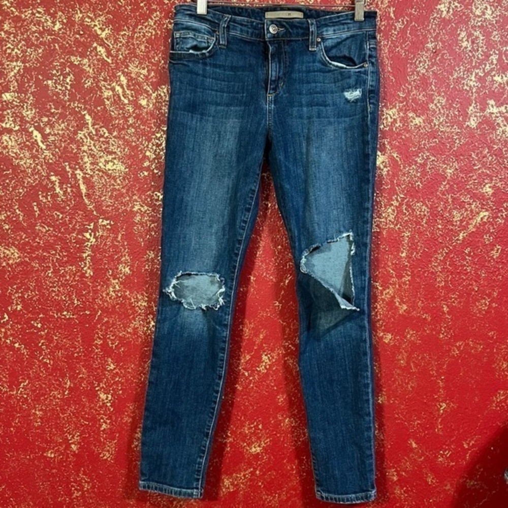JOE'S Women's Distressed Ripped Skinny Ankle Denim Jeans 27